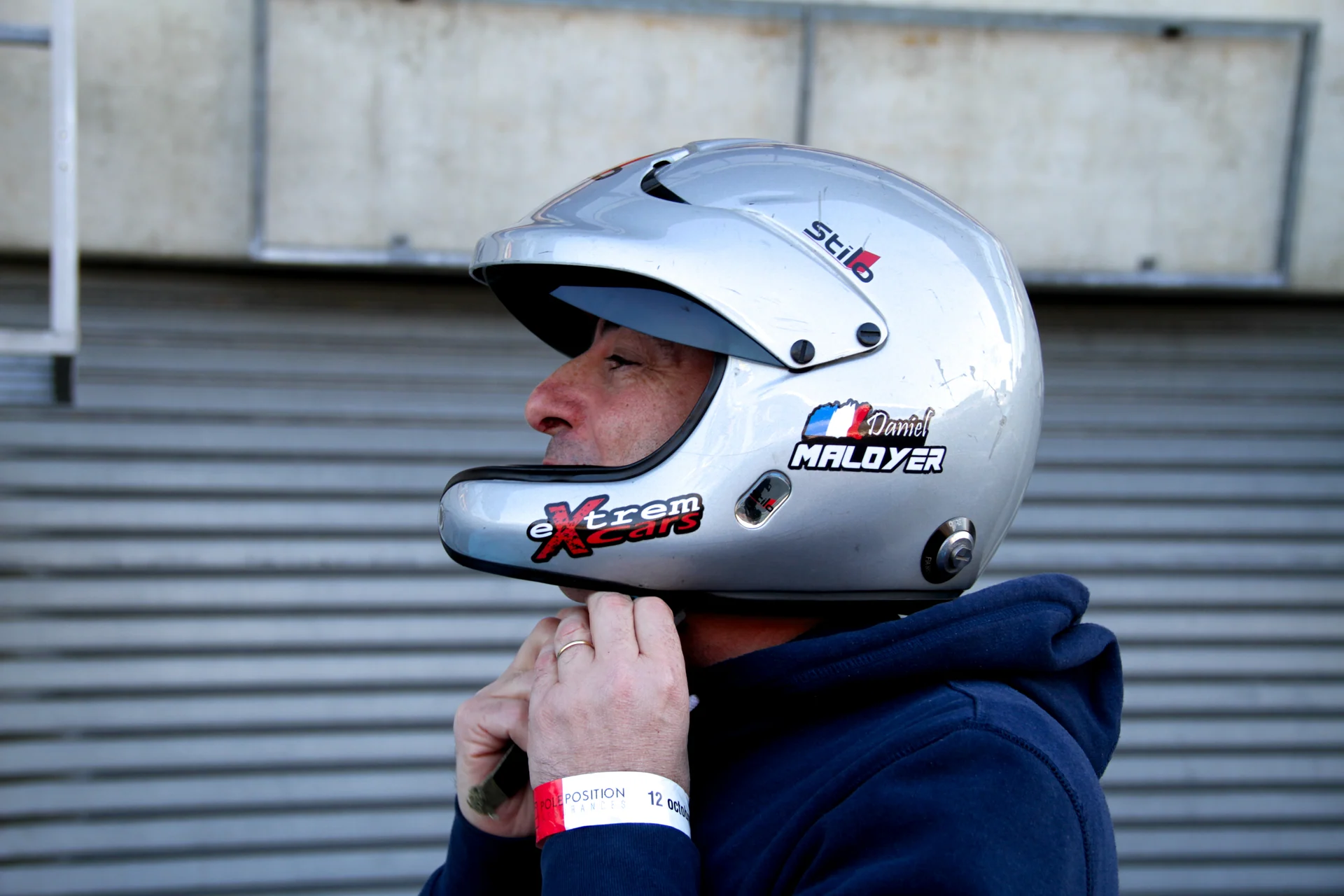 Participants et voitures lors des dix ans ADN au circuit du Mans