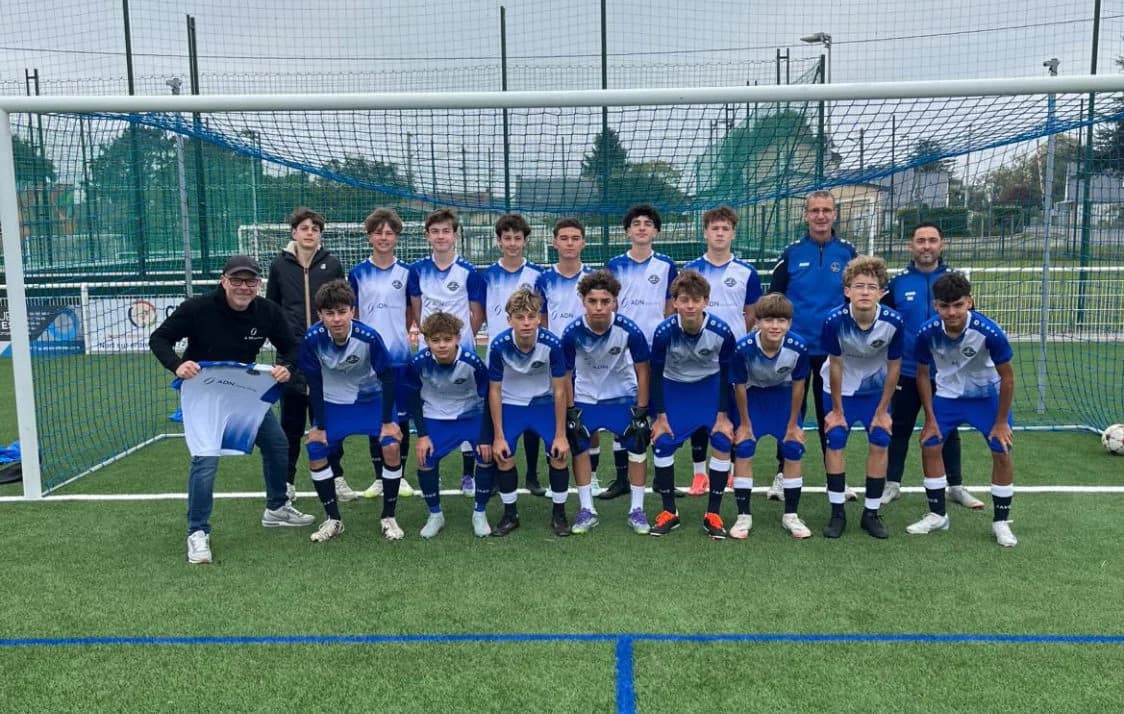 L’équipe de football de Nort-sur-Erdre sur le terrain