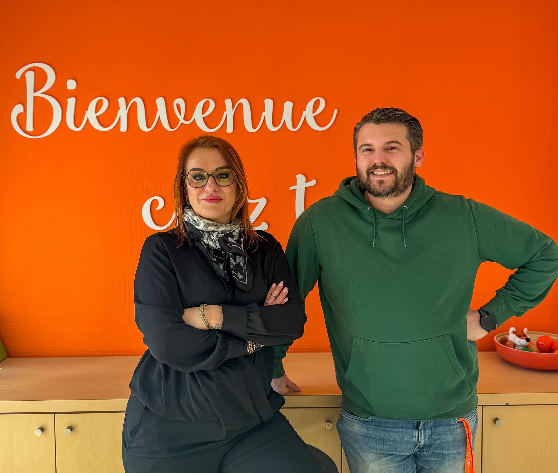 Visuel de bienvenue de Fanny dans la team commerce