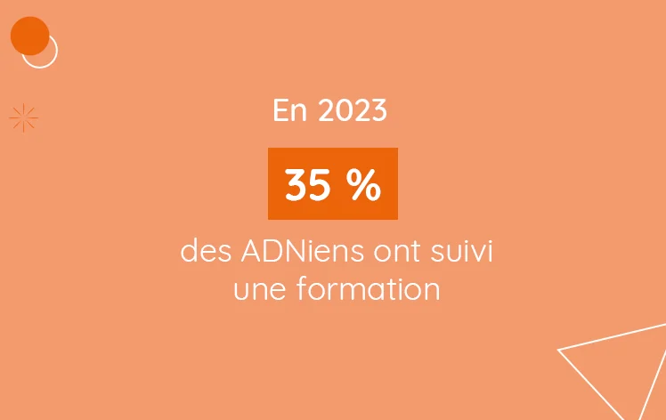Infographie originale du bilan de formation 2023