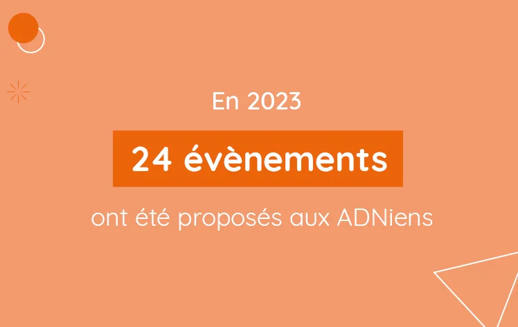 Infographie récapitulative des événements 2023