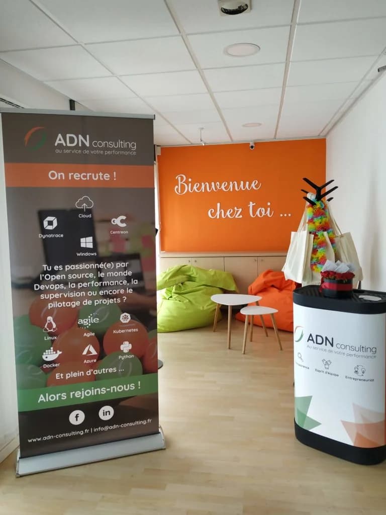 L’espace d’accueil de la première édition d’ADN’Meeting
