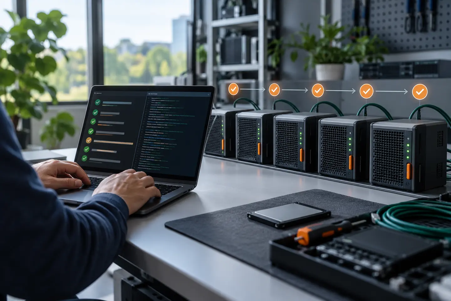 Séquence reproductible représentant une automatisation opérationnelle