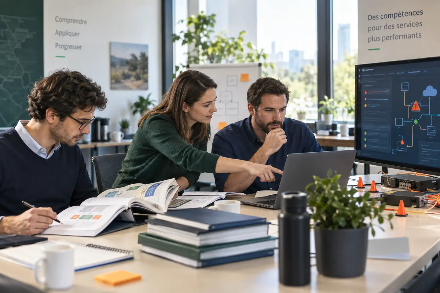 Consultants reliant apprentissage ITSM et exercice pratique