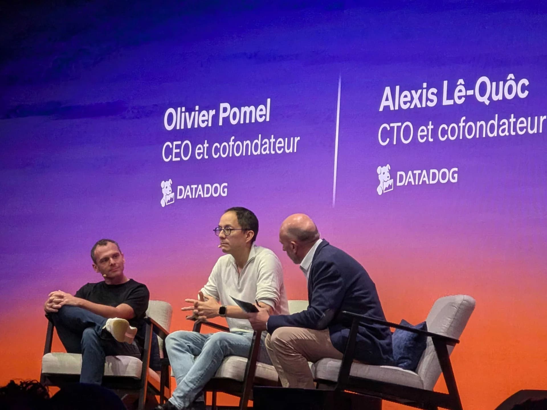 Conversation sur scène avec Olivier Pomel et Alexis Lê-Quôc, cofondateurs de Datadog
